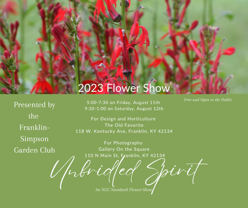 Unbridled Spirit Flower Show in Franklin, Kentucky