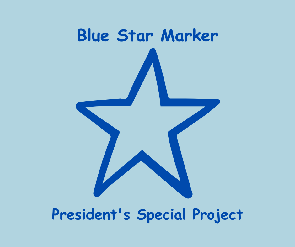 Installation of Blue Star Highway Marker in Boone County